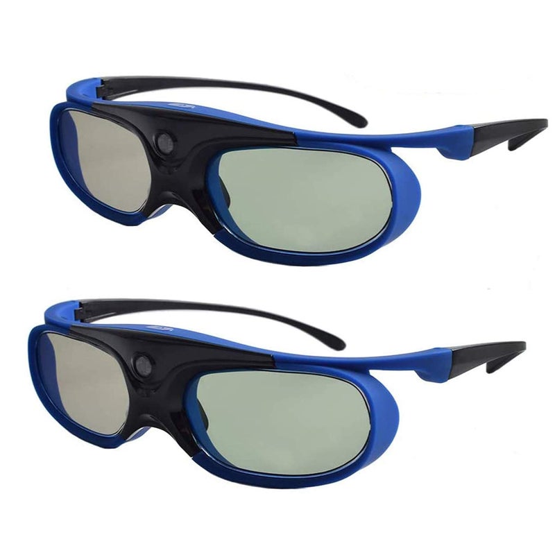 Cocar Active Shutter 3D Glasses Active 3D Glasses 3D TV Projectors 3D Movies Games Active RF 3D Glasses for Sony Epson Toshiba Sharp's RF 3D TV Projector Compatible with TDG-BT500A, SSG-5100GB - Image 1